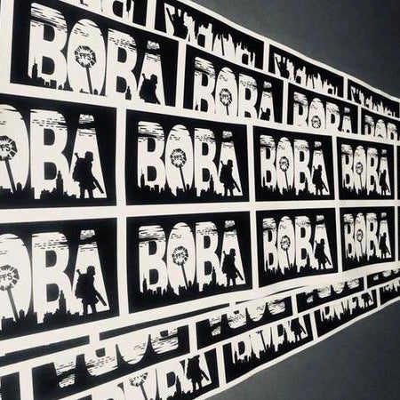 BOBA WASTELAND sticker