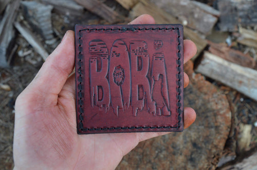 BOBA WASTELAND LEATHER PATCH