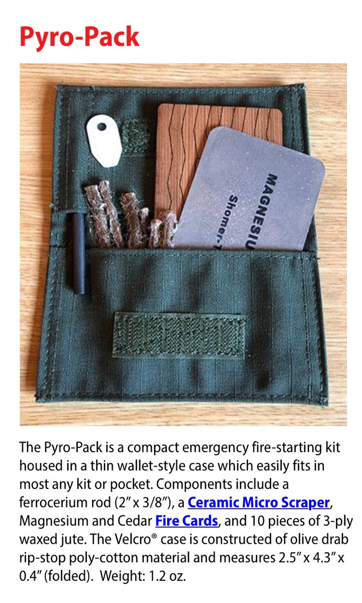 PYRO PACK – Bug Out Bag Australia