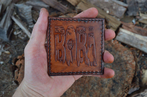 BOBA WASTELAND LEATHER PATCH