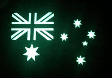 Load image into Gallery viewer, MULTICAM RIPSTOP NYLON GLOW IN THE DARK VELCRO AUSTRALIAN FLAG PATCH